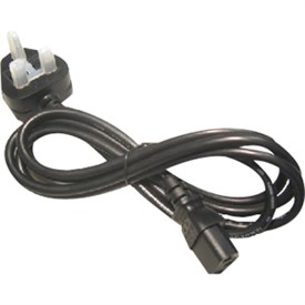UK Plug to C13 Mains Lead
