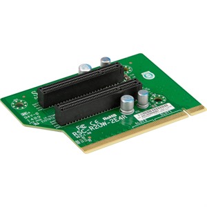 Supermicro 2U Right Hand Side WIO Riser Card - 2x PCI-E x4 signal / 2x PCI-E x8 output