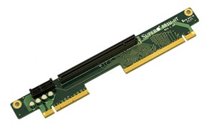 Supermicro 1U PCI-E x8 + HT Connector Passive Left Slot Riser Card