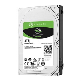 Seagate 4TB BarraCuda 5400RPM 128MB Cache 6.0Gbps SATA 2.5” HDD