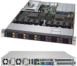Supermicro Super server 1029U-TN12RV-NEBS-DC