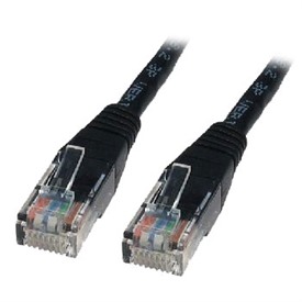 1 meter Cat 5e RJ45 to RJ45 cable - BLACK