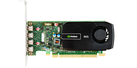 NVIDIA Quadro NVS 510 Graphics Card (PCI-Express x16, Quad DVI Outputs, LP card)