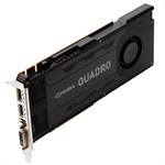 PNY NVIDIA Quadro K4000 - 3GB PCIe 2.0 (x16), 192Bit GDDR5, 2xDisplayPort/ Dual Link DVI-I